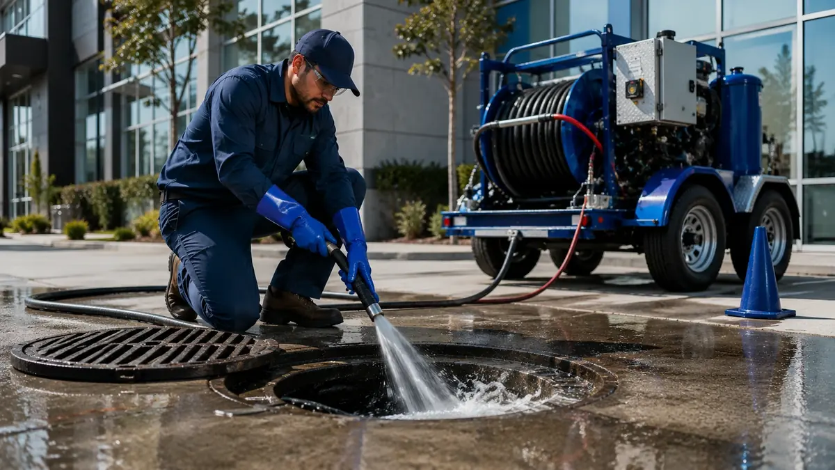Commercial Hydro Jet Drain Cleaning in Bodfish