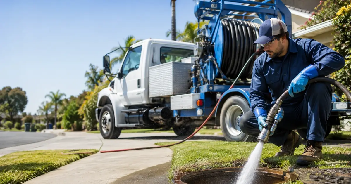 Hydro jet sewer cleaning Bodfish