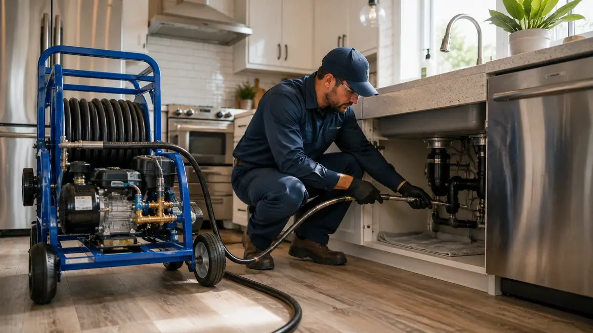 Kitchen Drain Hydro Jetting in Bodfish