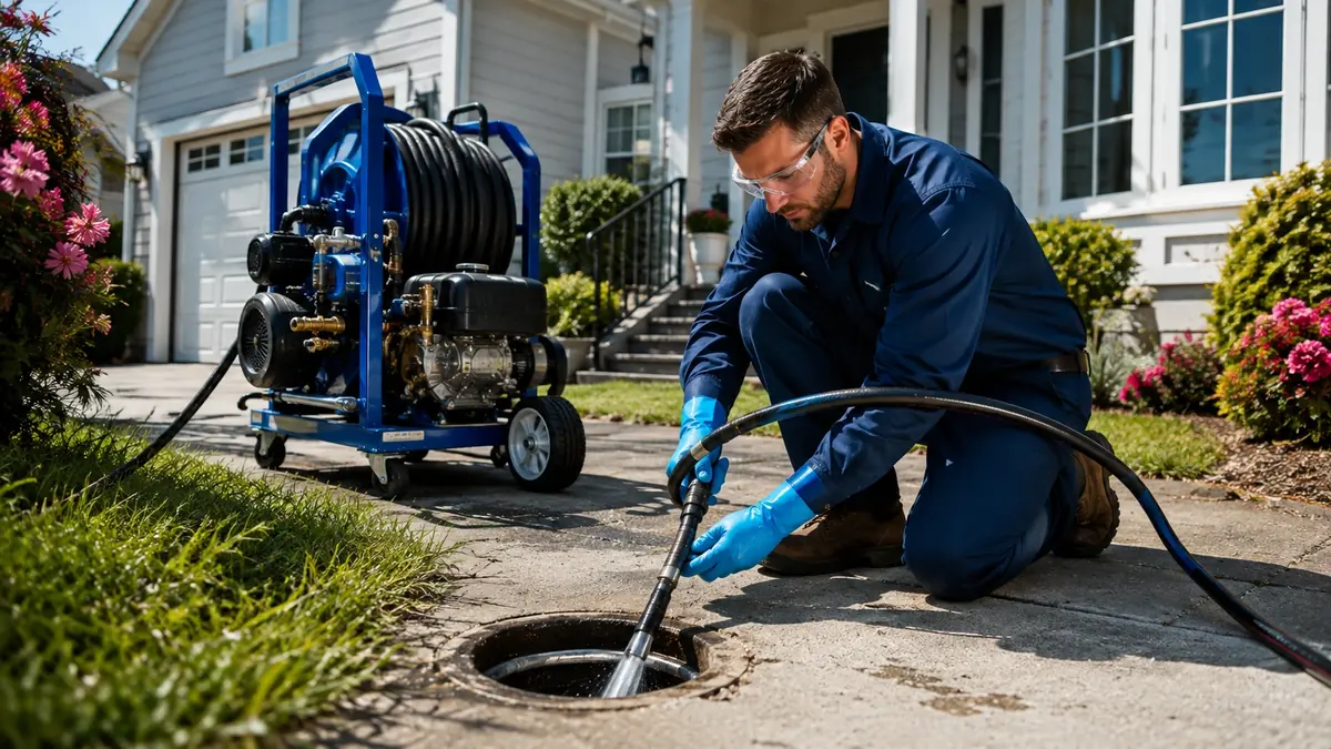 Residential Hydro Jet Drain Cleaning in Bodfish