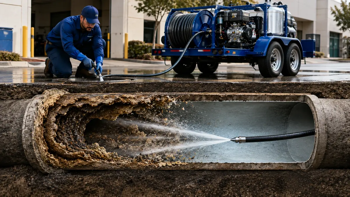 Sewer Pipe Descaling in Bodfish