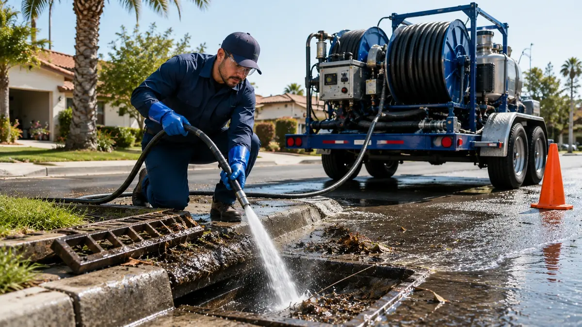 Storm Drain Hydro Jet Cleaning in Bodfish